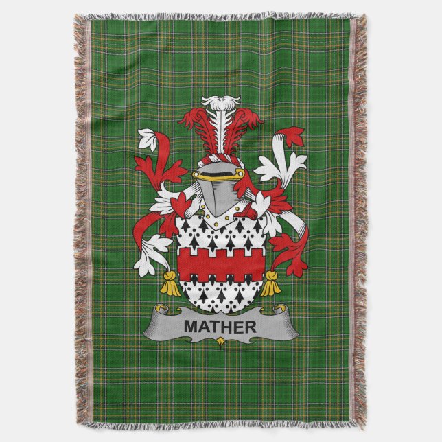 Irish Mather eller Mathers Jackar om Arm Family Cr Filt (Framsidan Vertikal)