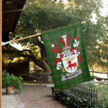Irish McCarthy Jackar om Arm Family Crest Ireland