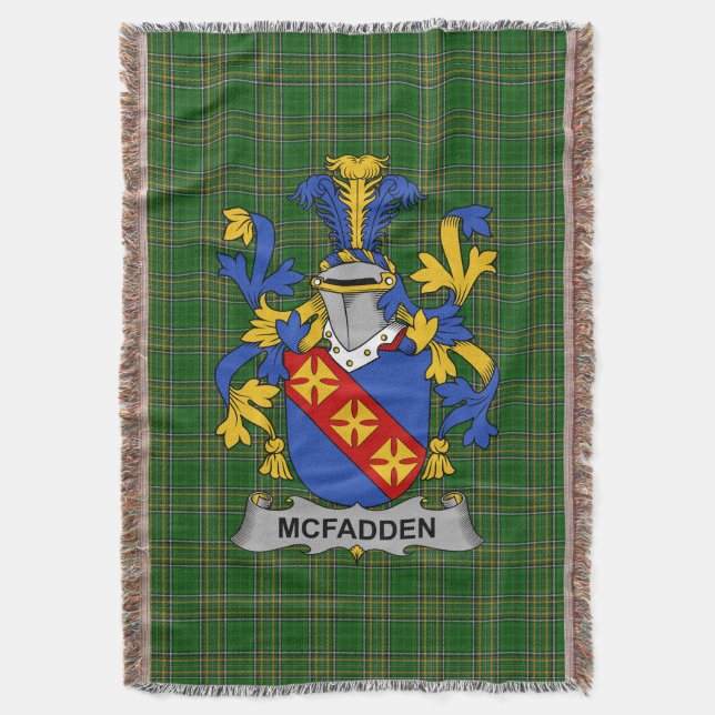 Irish McFadden eller McFadyen Jackar om Arm Family Filt (Framsidan Vertikal)
