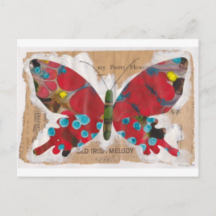 Irish Melody Butterfly Vykort