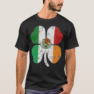 Irish Mexican Flagga Ireland Mexiko Shamrock St T Shirt