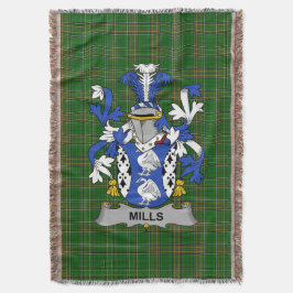 Irish Mills Jackar om Arm Family Crest Ireland Filt