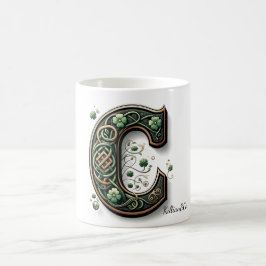 Irish Monogram Coffee Mug Kaffemugg