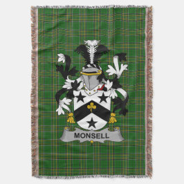Irish Monsell Jackar Arm Family Crest Ireland Filt