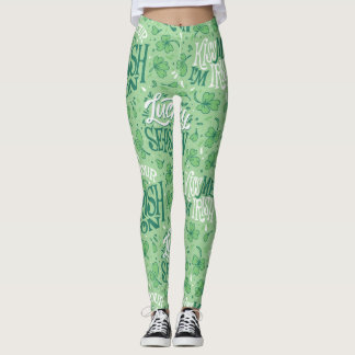 Irish Mönster Leggings for St patrick's day