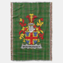 Irish Montmorency Jackar om Arm Family Crest Irela