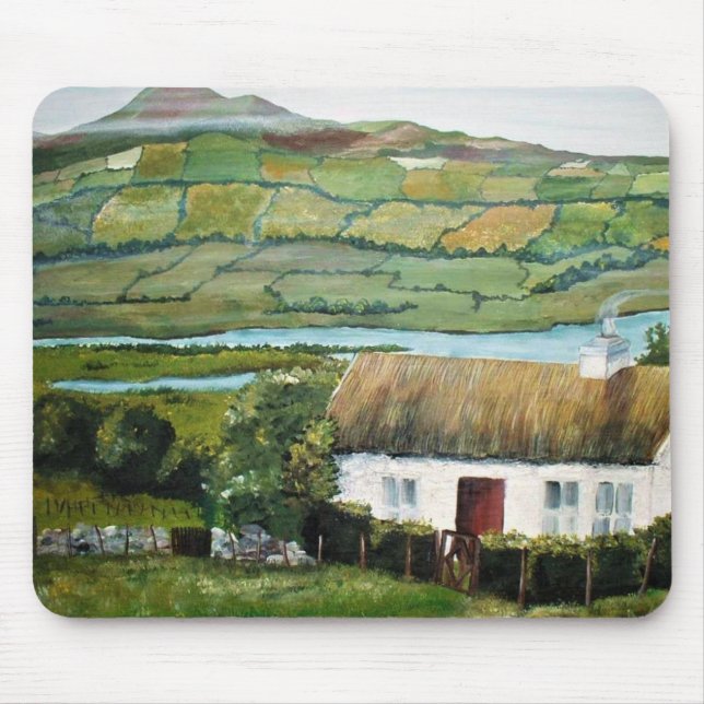 Irish Mouse Pad Ireland liggande Mousepad Musmatta (Framsidan)