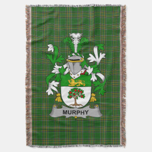 Irish Murphy (Wexford) Jackar av Arm Family Crest Filt