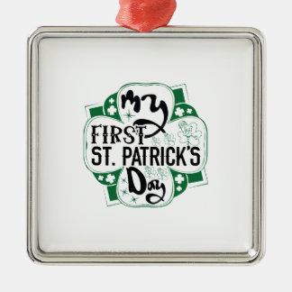 Irish My First ST Patrick S Day Julgransprydnad Metall