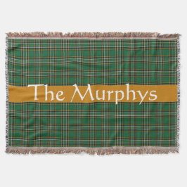 Irish National Tartan Personlig Filt