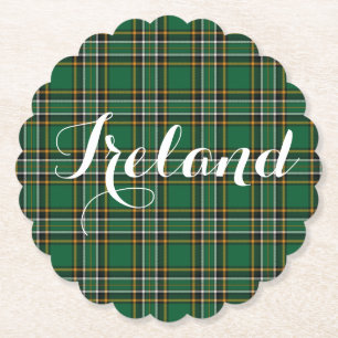 Irish National Tartan Play Personlig Underlägg Papper