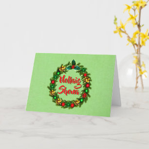 Irish Nollaig Shona God jul Hälsning Kort