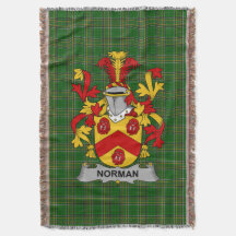 Irish Norman Jackar om Arm Family Crest Ireland