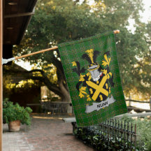 Irish Nunn Jackar om Arm Family Crest Ireland