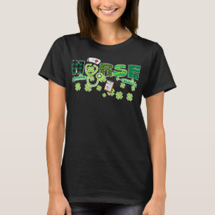 Irish Nurse St patricks day SCrub Saint Paddys T Shirt