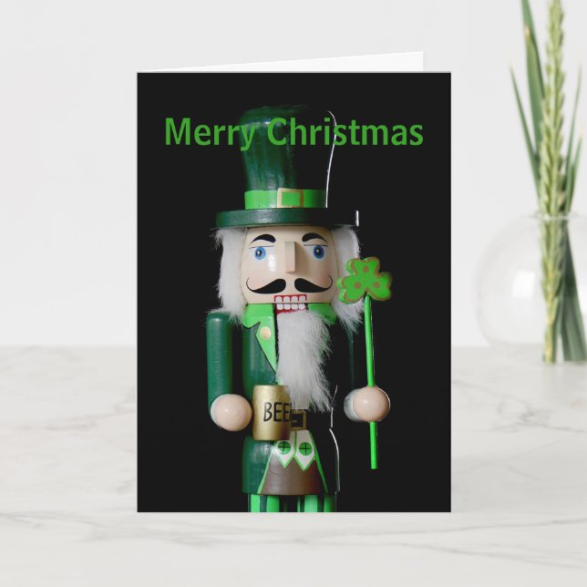 Irish Nutcracker w Personlig Message Helgkort (Framsida)
