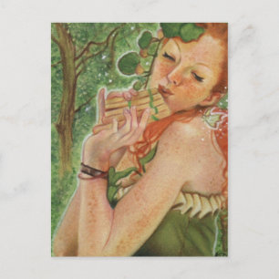 Irish Nymph Fairy Postcard Vykort