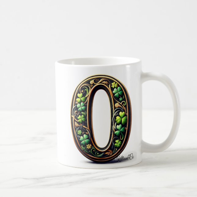 irish O Monogram Coffee Mug Kaffemugg (Höger)