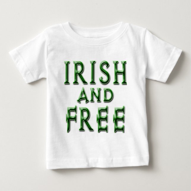 IRISH och FREE for St. Patrick's Day Tee (Framsida)