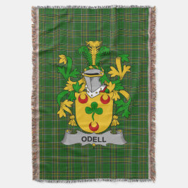 Irish Odell Jackar Arm Family Crest Ireland Filt