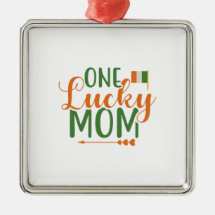 Irish One Lucky Mamma Julgransprydnad Metall