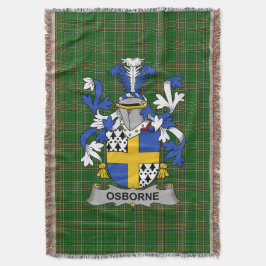 Irish Osborne Jackar Arm Family Crest Ireland Filt