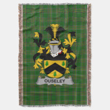 Irish Ouseley Jackar om Arm Family Crest Ireland