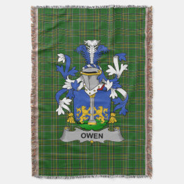 Irish Owen Jackar om Arm Family Crest Ireland Iris Filt