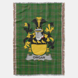 Irish Owgan Jackar om Arm Family Crest Ireland Filt