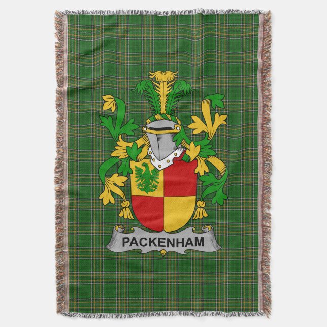 Irish Packenham Jackar om Arm Family Crest Ireland Filt (Framsidan Vertikal)