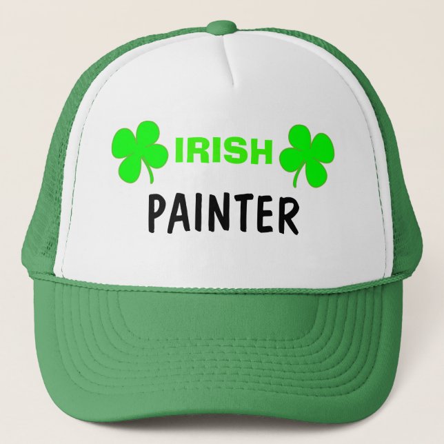 Irish Painter Hat Truckerkeps (Framsida)