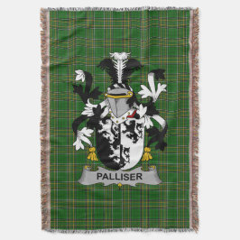 Irish Palliser Jackar om Arm Family Crest Ireland Filt