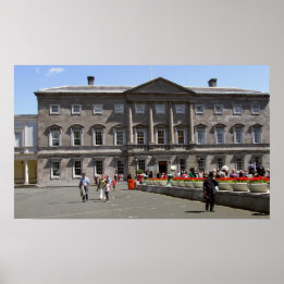 Irish Parliament byggnad, Leinster House Dublin Poster
