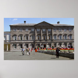 Irish Parliament byggnad, Leinster House Dublin Poster