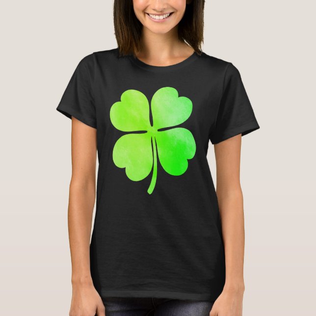 Irish Payed Grönt Shamrock Shirts St Patricks Da T Shirt (Framsida)