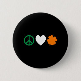 Irish Peace Kärlek & Shamrocks Knapp
