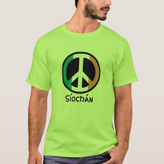Irish Peace Tee Shirt (Framsida)