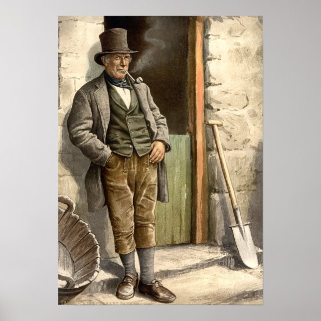 Irish Peasant Farmer Poster (Framsidan)