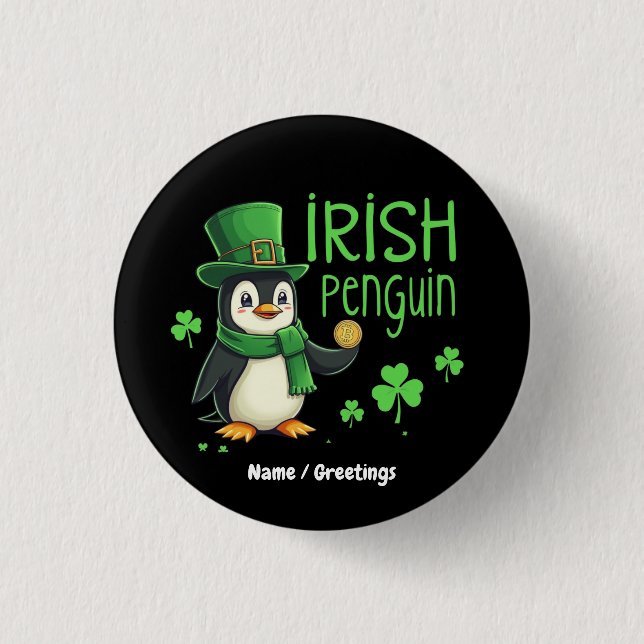 Irish Penguin A Lucky Blend of Roligt, Humor, Char Knapp (Framsida)