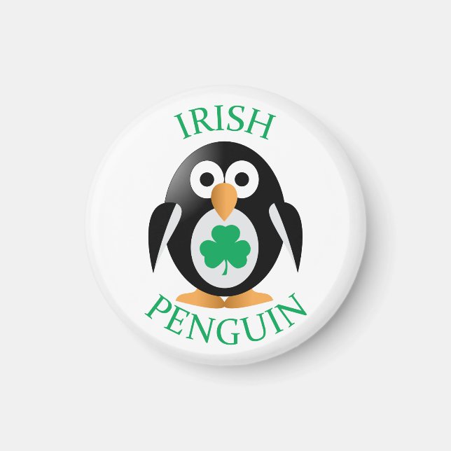 Irish penguin magnet (Framsidan)
