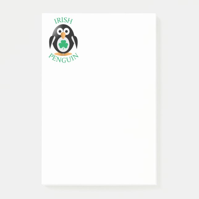 Irish penguin post-it block (Framsida)