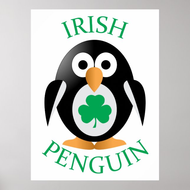 Irish penguin poster (Framsidan)