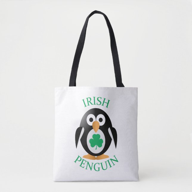 Irish penguin tygkasse (Framsida)