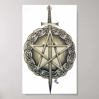 Irish Pentacle Poster
