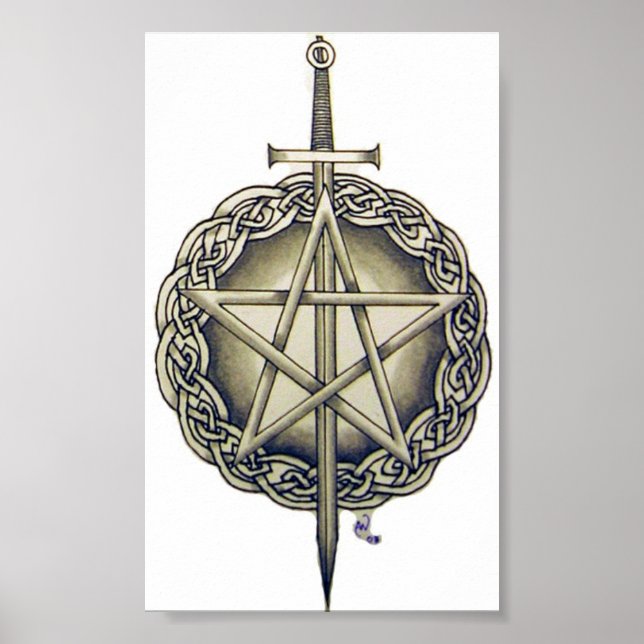 Irish Pentacle Poster (Framsidan)