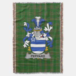 Irish Peppard Jackar Arm Family Crest Ireland Filt