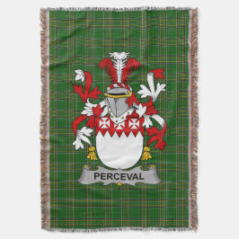 Irish Perceval Jackar av Arm Family Crest Ireland Filt