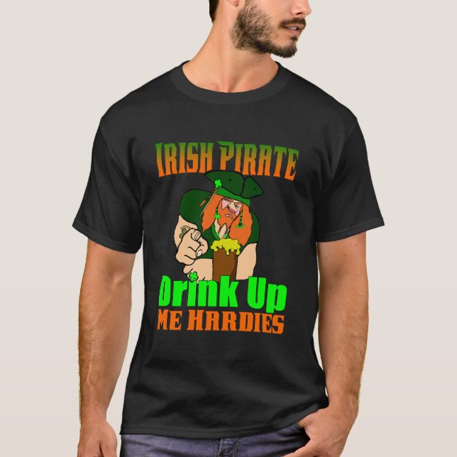 Irish Pirat T-Shirt (Framsida)