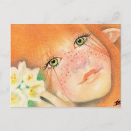 Irish Pixie Fairy Postcard Vykort