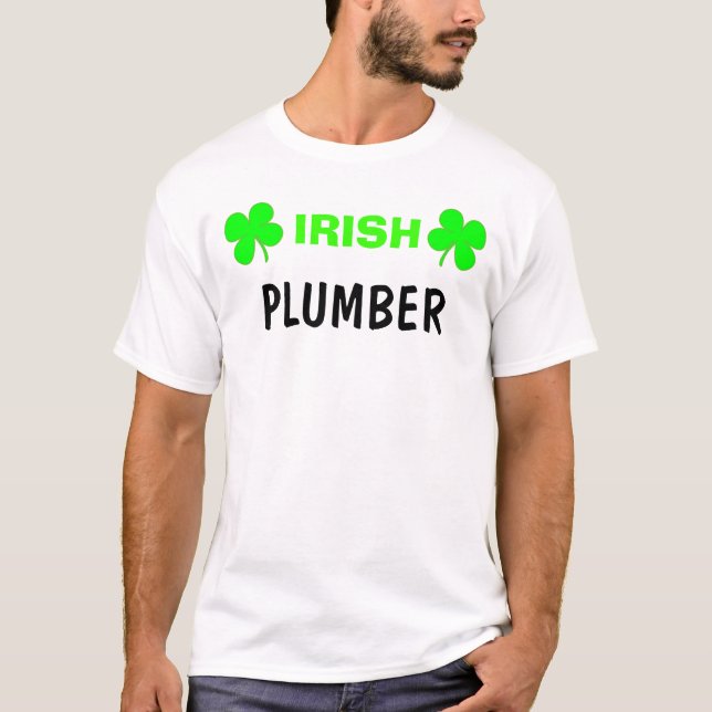 Irish Plumber T-Shirt (Framsida)